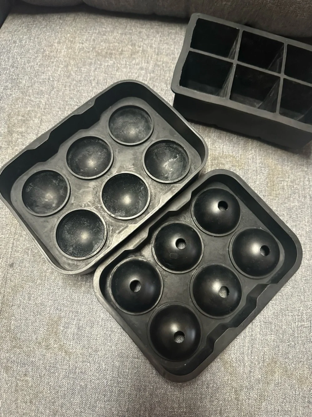 Adoric Ice Cube Trays Silicone Set of 2